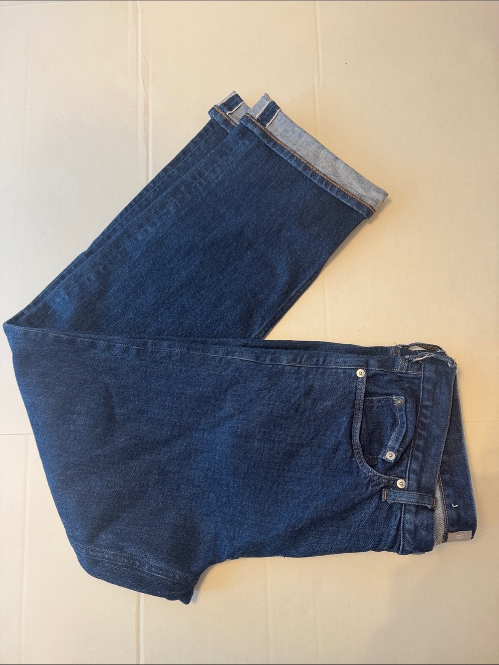 Everlane Men's The Selvedge Loose Straight Fit Organic Cotton Jeans Size 34